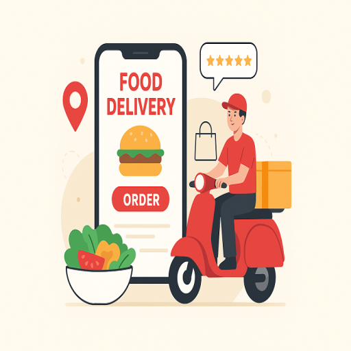 Food Delivery App - Software by The SoftSys Lucknow
