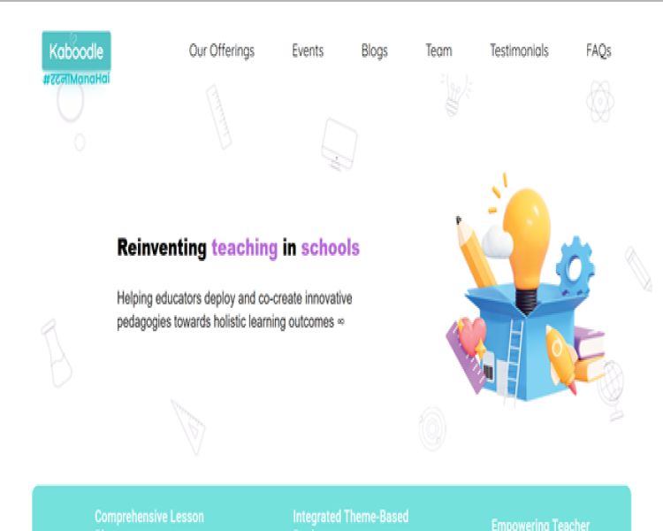 Kaboodle Innovations - Website project by The SoftSys Lucknow