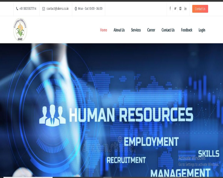 Sakushal Krishi Manpower Services Pvt Ltd - Software project by The SoftSys Lucknow